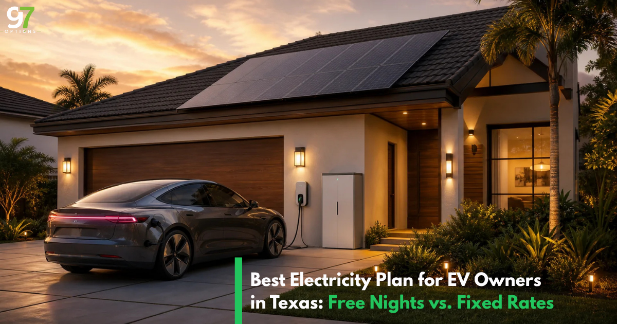 Best Electricity Plan for EV Owners in Texas: Free Nights vs. Fixed Rates
